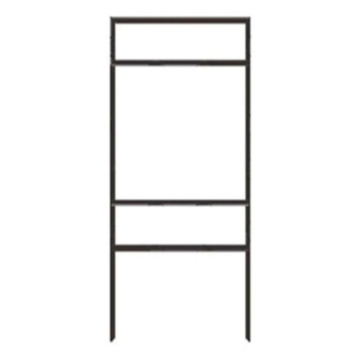 30"h x 24"w Metal Frame  - 2 riders (Black) Template Customization