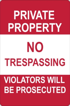 Picture of Private Property Signs 860406011