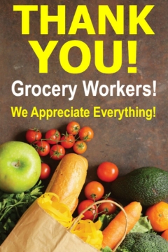Picture of Thank You Healthcare Workers Sandwich Board Signs 872348960