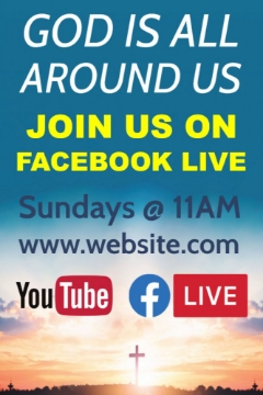 Picture of Online Church Sandwich Board Signs 872243649