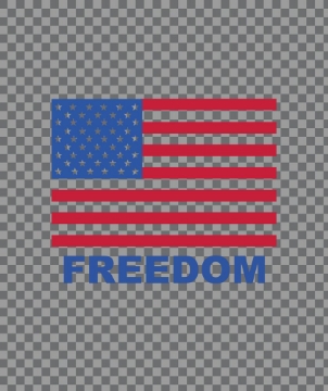 Picture of Patriotic Clear Decals 12788845