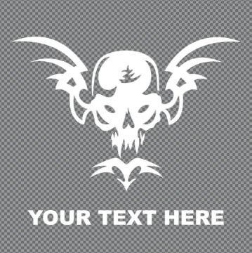 Picture of Skull Clear Decals 12731614