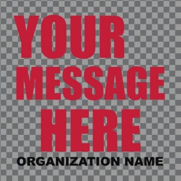 Picture of Non Profit Window Clings 11228611