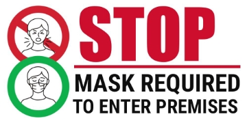 Picture of Face Masks Required Banners 872485944