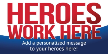 Picture of Heroes Work Here Banners 872483919