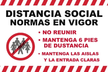 Picture of Spanish Coronavirus Signs 872155293