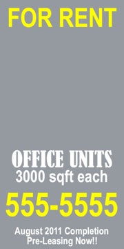 Picture of 36" x 18" (For Rent) 4855968