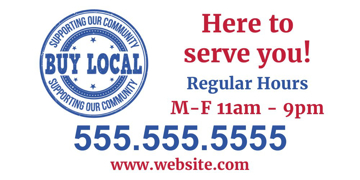 Picture of Support Local Banners 872119847