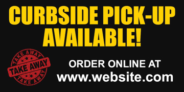 Picture of Take Out Only Banners 872099716