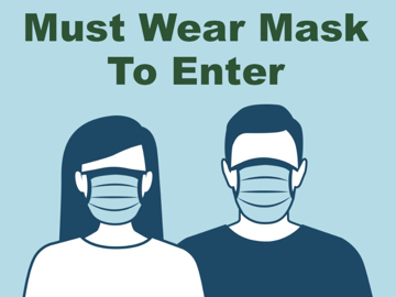 Picture of Face Masks Required Signs 872484675