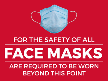 Picture of Face Masks Required Signs 872484691
