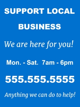Picture of Support Local Signs 872186943