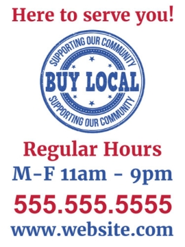 Picture of Support Local Signs 872187040