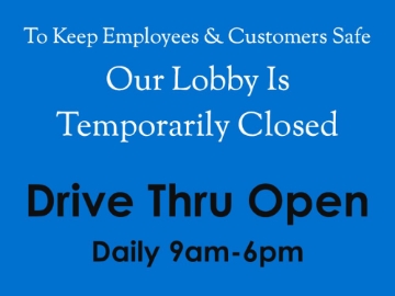 Picture of Temporary Closure Signs 872168072