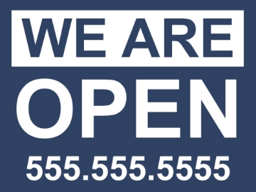 Picture of We're Open Signs 872194919