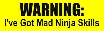 Picture of Ninja Stickers 13914455