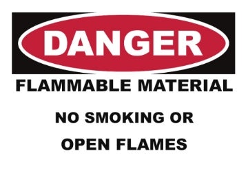 Picture of No Open Flames Signs 860535207