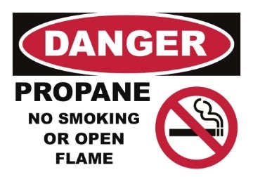 Picture of No Open Flames Signs 860535210