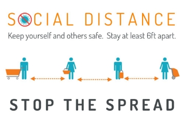 Picture of Social Distancing Decals 872154243