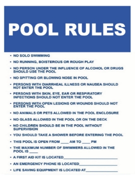 Picture of Pool Safety Signs 860082727