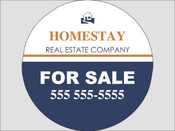 Picture of Circle Shaped Signs 877403621