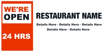 Picture of Now Open Banner 10