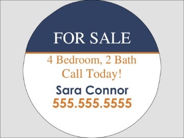 Picture of Circle Shaped Signs 2