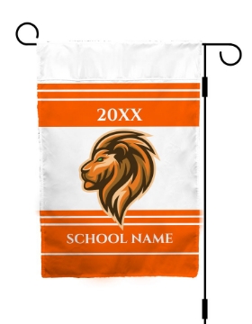 Picture of GF School Spirit 3-Orange and White 18" x 12"