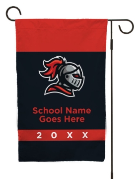 Picture of GF School Spirit 4 - Red and Black 48" x 30"