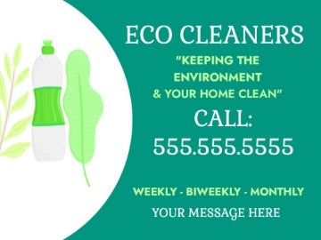 Picture of 18" x 24" Cleaning Services 7