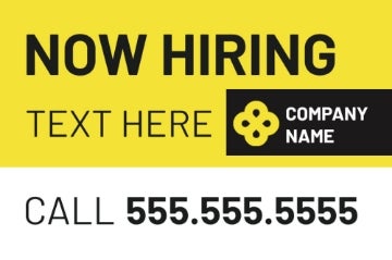 Picture of Now Hiring 11 - 12x18
