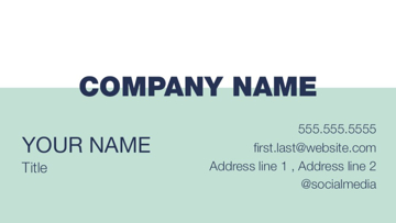 Picture of Magnetic Business Card 3 - Horizontal