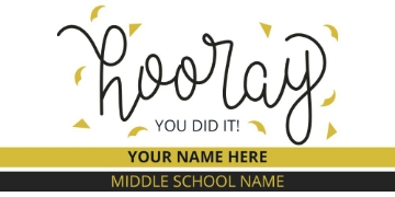 Picture of Middle School Banner 3- 4x8