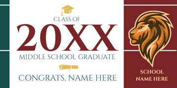 Picture of Middle School Banner 5- 4x8