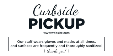 Picture of Curbside pickup/Drive thru-14- 4x8
