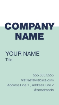 Picture of Magnetic Business Card 3 - Vertical