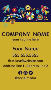 Picture of Magnetic Business Card 8 - Vertical