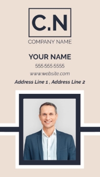 Picture of Magnetic Business Card 13 - Vertical