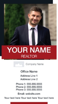 Picture of Magnetic Business card_Real estate - Vertical