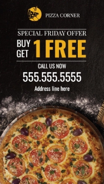 Picture of Magnetic Promotional_Pizza offer - Vertical