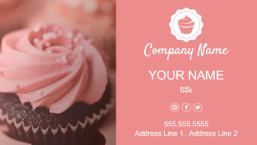 Picture of Food & Beverage Business Card Magnet 3 - Horizontal