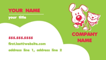 Picture of Pet Care Business Magnet 13 - Horizontal