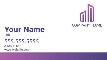 Picture of Real Estate Business Card Magnet 4- Horizontal