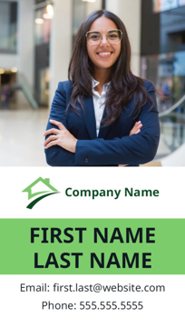 Picture of Real Estate Business Card Magnet 9 - Vertical