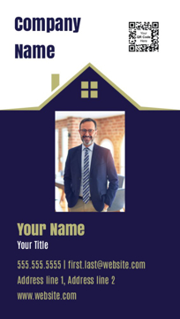 Picture of Real Estate Business Card Magnet 10 - Vertical