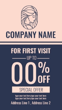 Picture of Promotional Business Card Magnet 4 - Vertical