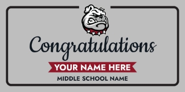 Picture of Middle School Banner 2- 4x8