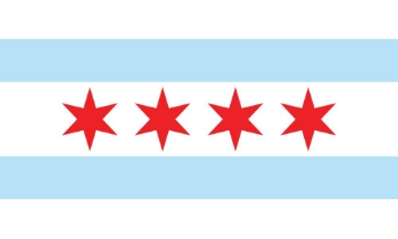 Picture of Chicago, IL Flag
