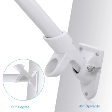 Picture of Adjustable Aluminum Flagpole Bracket