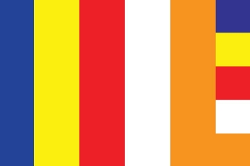 Picture of Buddhist flag - 4x6